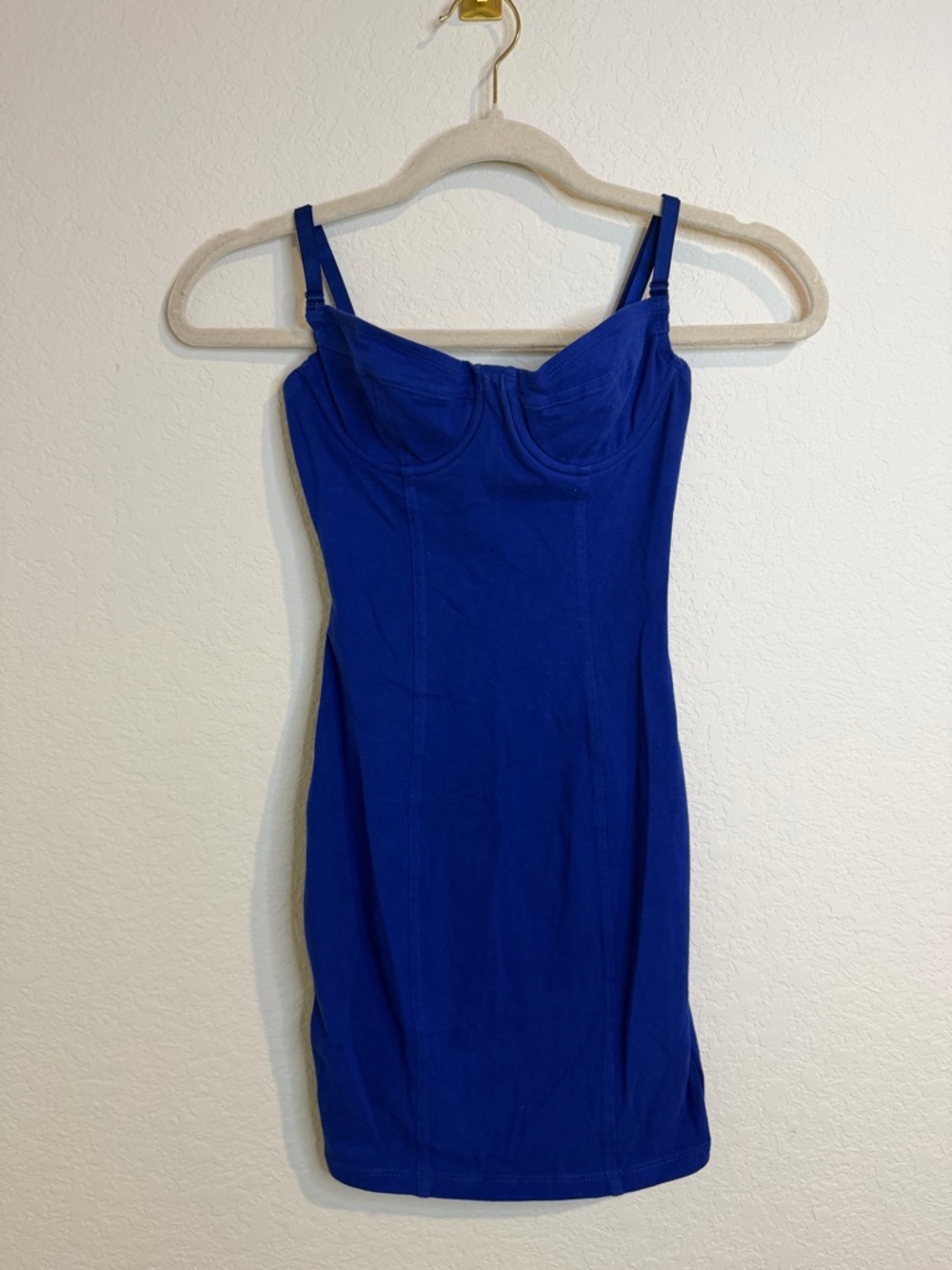 American Apparel Royal Blue Bodycon Mini Dress